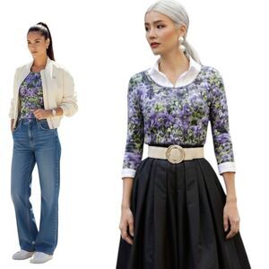 Escada Iris In Bloom Top S